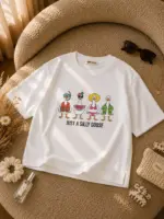 تیشرت خنک باکسی طرح Just a silly goose (کپی) - Image 2
